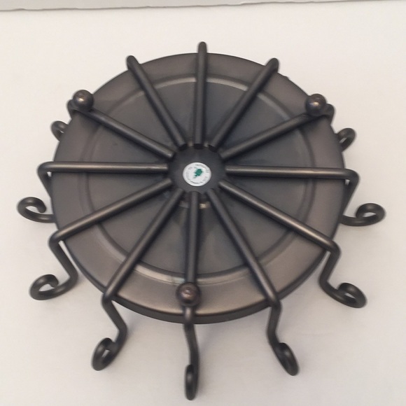 Party Lite Large Round Metal Candle Holder - Picture 4 of 5